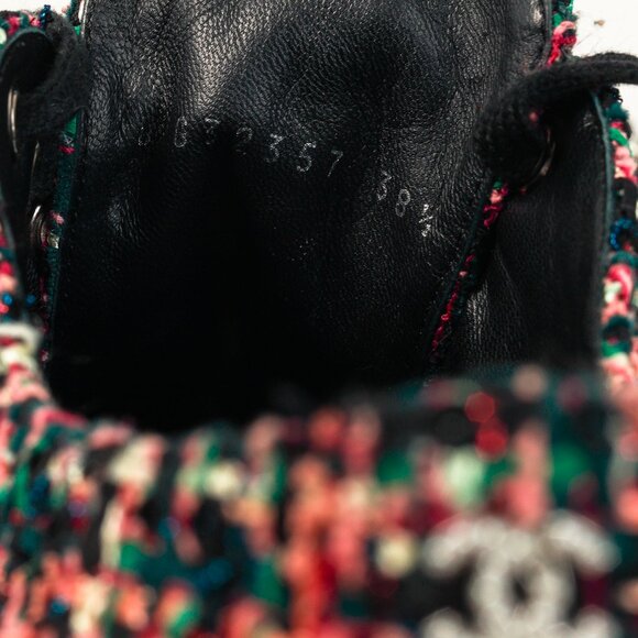 Chanel Cap Toe Pearl Embellished Tweed Shoes - Picture 12 of 13